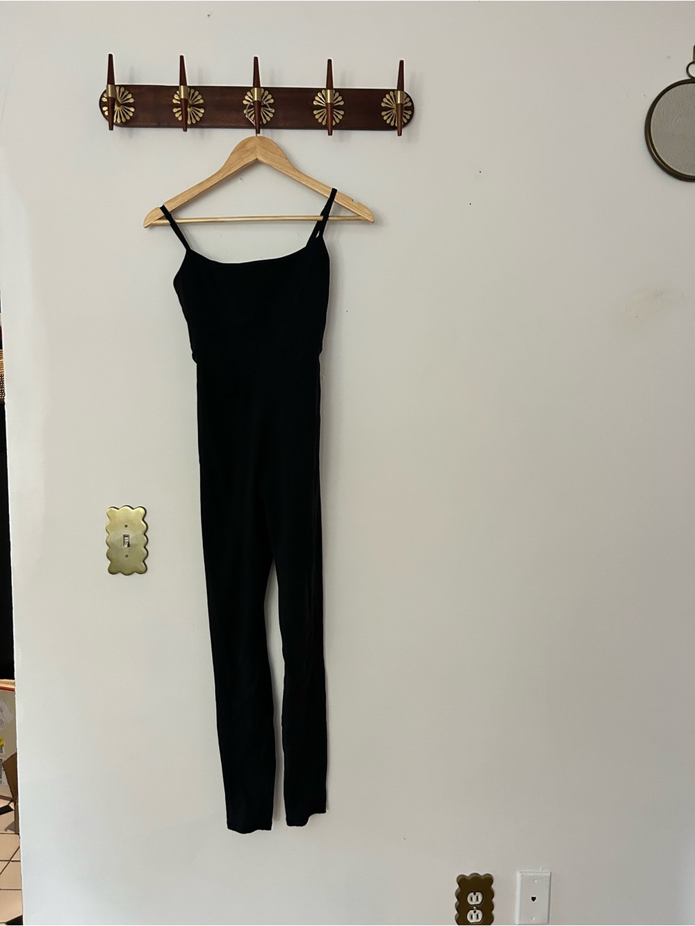 l*space Black Slim-Strap Jumpsuit